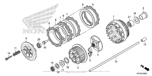 VT1300CR Сцепление