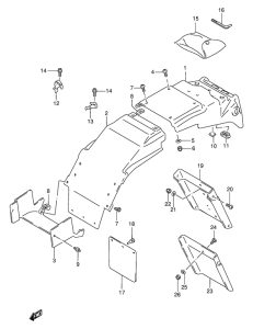 GSX-R1100 Заднее крыло