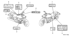 VTX1800C Лейбл предостережения