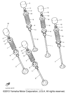 FZR1000EC Клапана