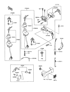 Z550 Ignition switch(1 / 2)