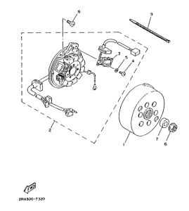 TZR125 Генератор