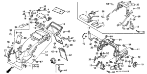 VFR750F Заднее крыло