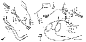CBF250 Switch / cable