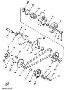 YE50 Сцепление