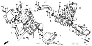 VT1100C3 Крышка головки цилиндров