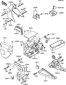 Z750 Короб для АКБ