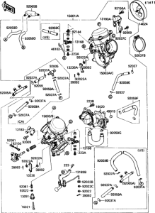 VN1500 Carburetor(1 / 2)