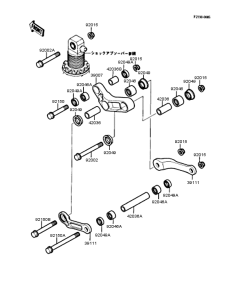 KR250 Задняя подвеска