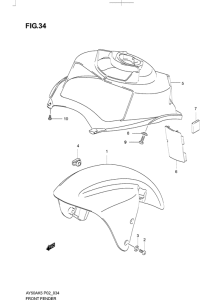 AY50 Переднее крыло