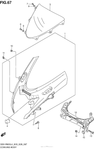 GSX-R600 Cowling Body