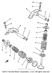 SR250H Клапана