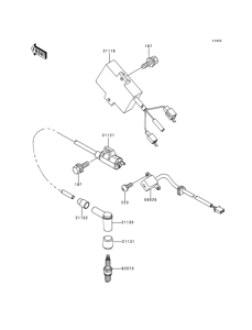 KMX125 Система зажигания