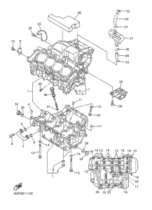 YZF-R6 Картер двигателя
