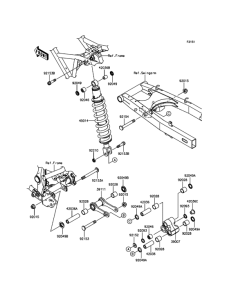 KLX150 Подвеска  /  амортизатор