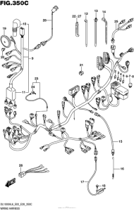 DL1000 (ABS) Wiring Harness (Dl1000Al6 E33)