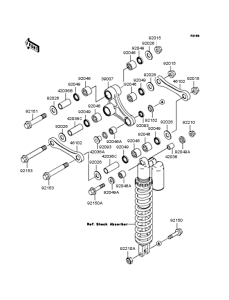 KX125 Задняя подвеска