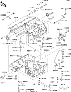 ZR1200 Crankcase(1 / 2)