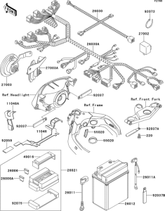 ZX1100 Электрика