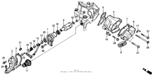 CR125R Exhaust manifold 87-89