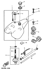 YH50 Топливный бак