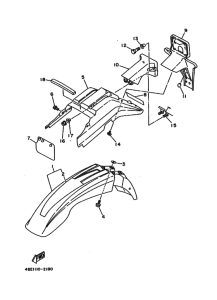 XT225 XT225D Крыло