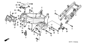 VTR1000SP Frame body