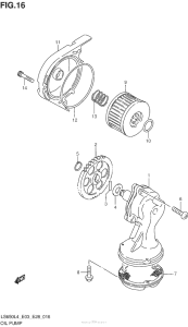 LS650 Масляный насос
