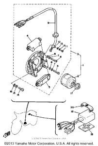 YZ100G C - d - i - magneto
