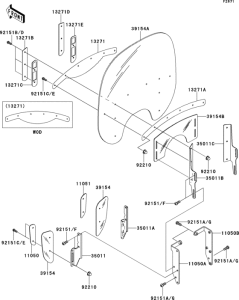 VN1500 Обтекатели