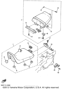 FZR600RF Сиденье