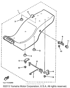 YX600S Сиденье