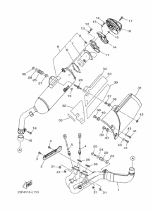 XT1200Z Выхлоп