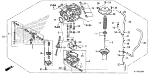 CMX250X Карбюратор