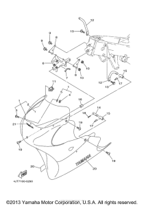 TZ125M Обтекатели