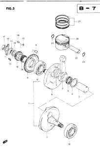 DR250 Вал коленчатый