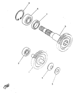 YN50R Трансмиссия