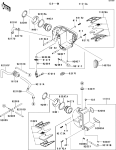 EJ650 Воздушный фильтр