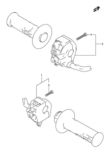 DR125 Рулевой переключатель