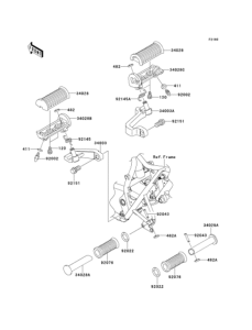 EJ650 Подножки