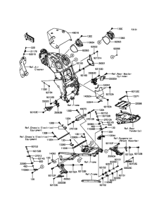 ZX1400 Рама ,крепежные детали