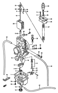 RM125 Carburetor assy
