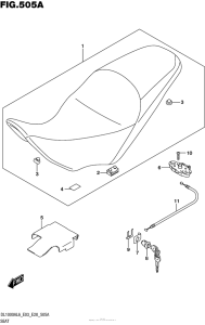 DL1000 (ABS) Сиденье