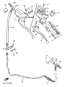 XVZ13TD Передний торм. цилиндр 2