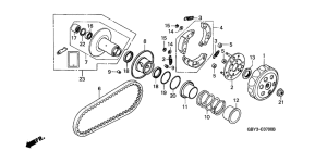 SH50 Вариатор