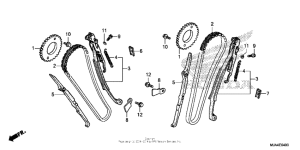 VT750C2B Цепь ГРМ