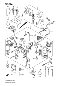 VL800 Жгут проводов