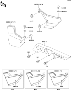 ZR1100 Боковые обтекатели