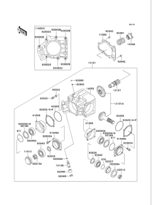 VN750 Front bevel gear(1 / 2)