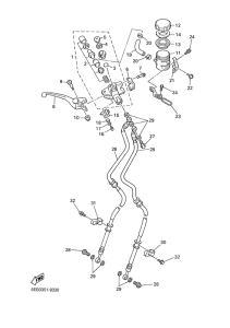 YZF-R6 Главный тормозной цилиндр